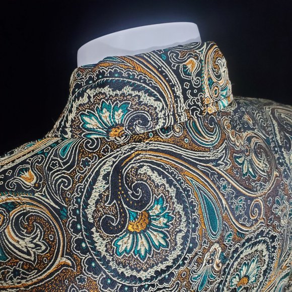 Vintage Brownstone Studios Petites Beautiful Paisley Embroidered Jacket SZ. SP - Picture 9 of 12